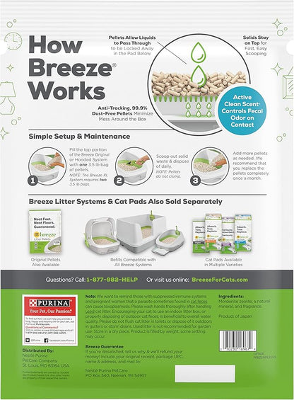 Purina Tidy Cats Breeze Litter Pellets, Enhanced Litter Pellets 3.5 lb (Pack of 2)