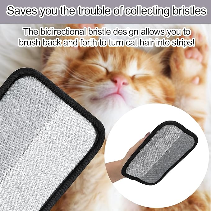 3 Pcs Pet Hair Remover Gloves Reusable Electrostatic Cat Dog Hair Remover Glove Pet Hair Removal Tool for Couch Furniture Curtain Carpet