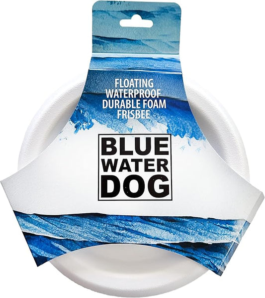 Frisbee, Floating, Waterproof, Lightweight, Durable Foam, Aerodynamic Disc for Medium and Large Dogs Puppy - Frisbee for Fetch, Catch, Play, 8.5” (White)