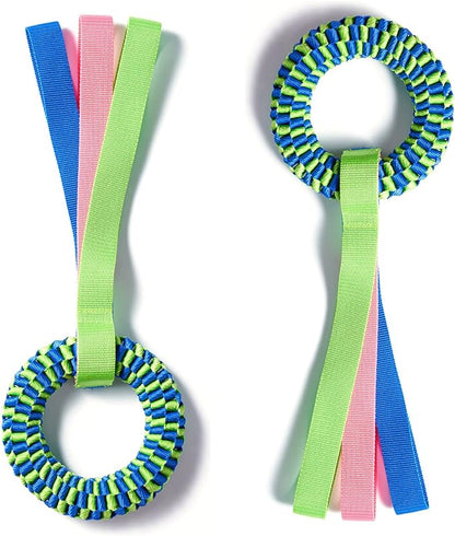 2 Pack Dog Toys for Aggressive Chewers, Tug of War Dog Toy, Dog Teeth Cleaning Toy, Dog Rope Toys for Medium and Large Dogs