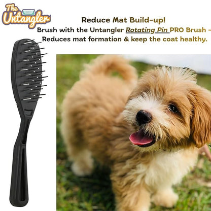 Super-Groom Combs with Smooth Rotating Teeth for Painless Mat Removal (Turquoise, 22 Coarse Teeth)