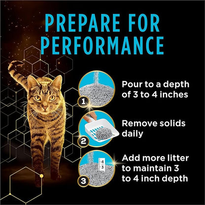 Purina Tidy Cats Performance Plus Power Clump Unscented Multi Cat Clumping Cat Litter - 22 lb. Box