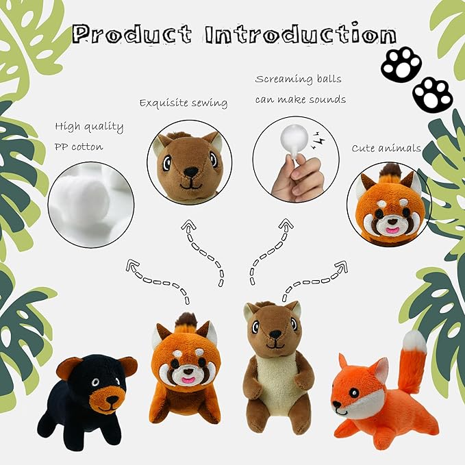 Hide and Seek Dog Toys, 2-in-1 Interactive Squeaky Puppy Toys with Detachable Non-Slip Base, Treat Dispensing & Flying Disc Fetch, Enrichment Toys for Small Medium Large Dogs