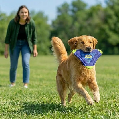 Outward Hound FlyFetch Flyer Dog Toy, Lightweight, Floats in Water, All Breeds, 10" x 11.2"
