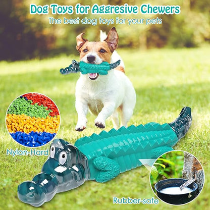 Dog Toys for Aggressive Chewers - Tough,Indestructible Dog Chew Toys for Large, Medium,Small Breed to Keep Them Busy