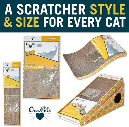 Our Pets Wave & Far-N-Wide Cat Scratcher Multipack - 2 Pack