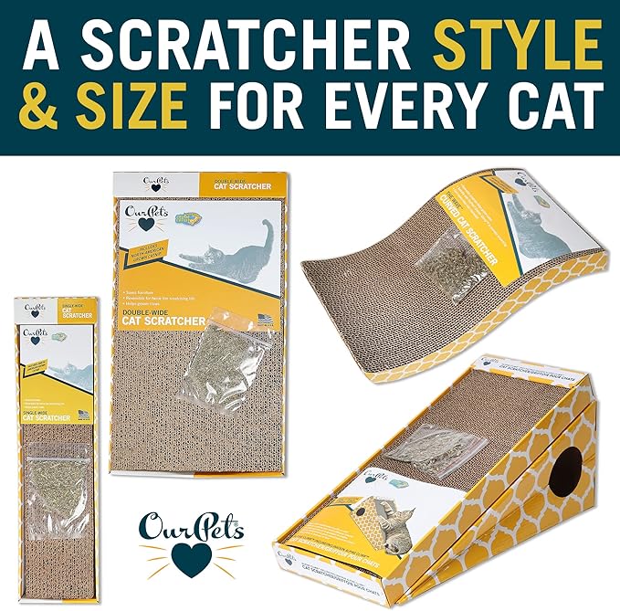 Our Pets Far and Wide Cat Scratcher Multipack - 2 Pack