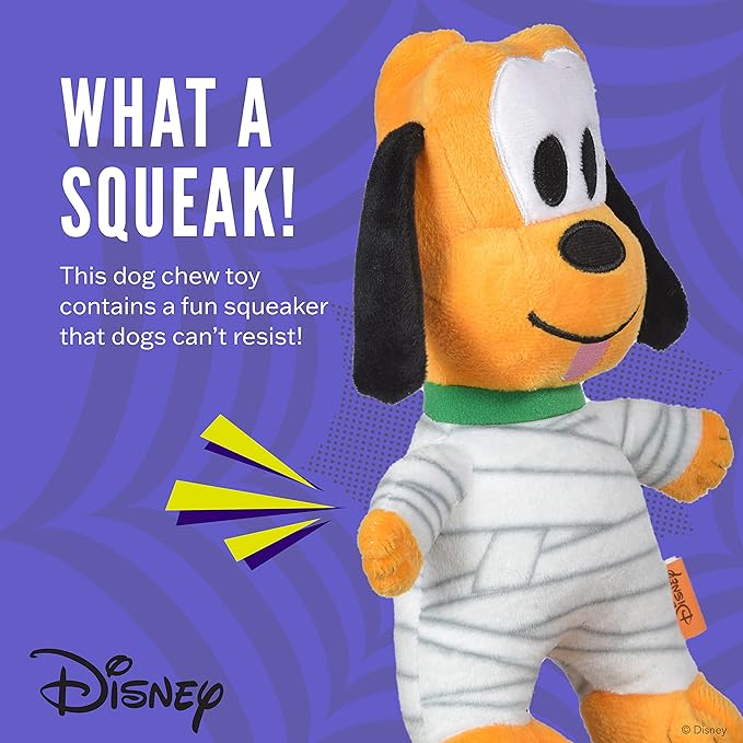 Disney Halloween Minnie Mouse Dog Toy - Cute Plush & Rope Pet Toy for All Dogs, A Mickey & Friends Stuffed Dog, Fun for All Dogs, Official Dog Toy Product of Disney for Pets - 12 Inch