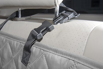 Furhaven Universal Water-Resistant Quilted Hammock-Style Backseat or Cargo Area Protector - Gray, One Size