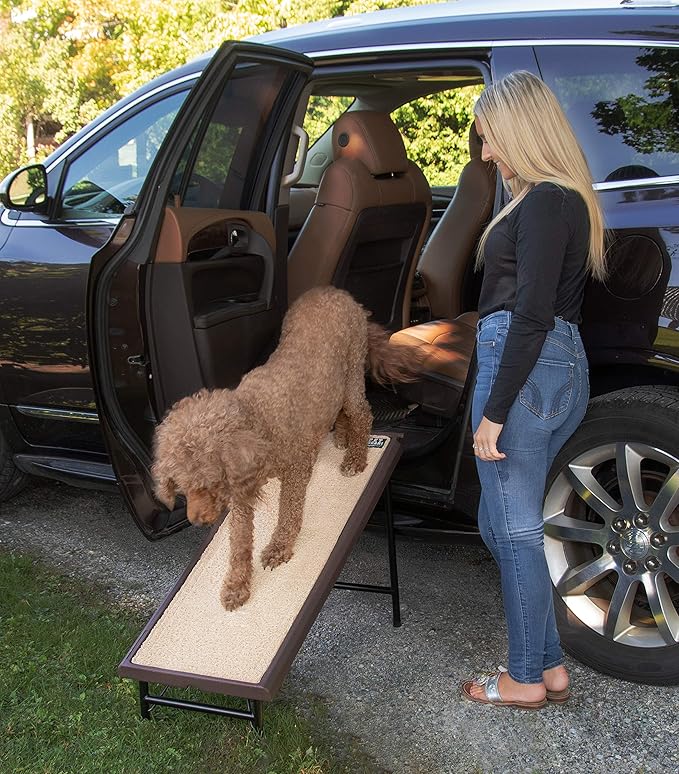 Pet Gear Free Standing Pet Ramp for Cats and Dogs, No Assembly Required, Easy Fold for Storage or Travel, Portable, Available in 6 Models
