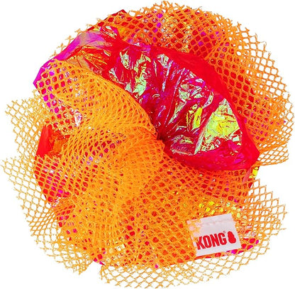 KONG Crackles Cat Toy – Crinkle Sounds, with Catnip, and Treat-Hiding Fun (Fluff Balls)