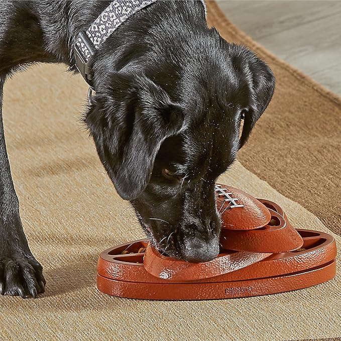 Brightkins Touchdown Time Treats Puzzle - Enrichment Puzzle Toys for Dogs Mental Stimulation, Gift for Puppies