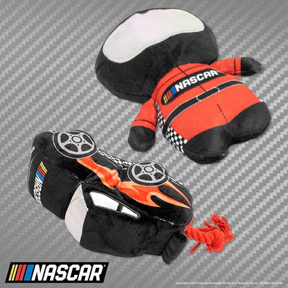design LAB, Inc. NASCAR Official Merchandise | NASCAR Toy Racecar & Driver Character - Driver Essentials | Plush Toys for Dogs