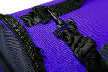 Pawer 18” x 11”x 11” Soft-Sided Foldable Airline Approved Pet Carrier for Cat, Puppy and Small Dog, Washable 600D Oxford Fabric, with Handle and Strap for Carry, Multiple Colors Available