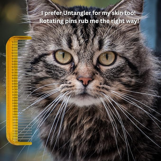 Pet Comb (5", Golden Amber)