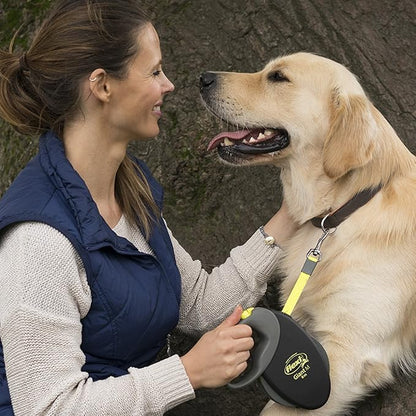 Automatic Leash Flexi Giant Neon Tape XL 8M