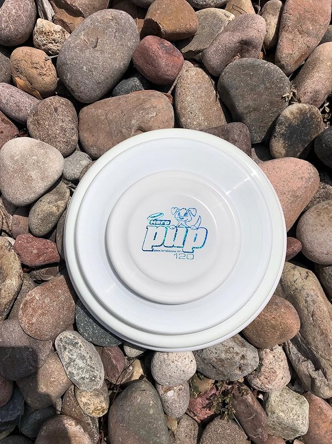 Hero Pup 120 Mini Flying Disc - 6 Pack Set (Random Colors)