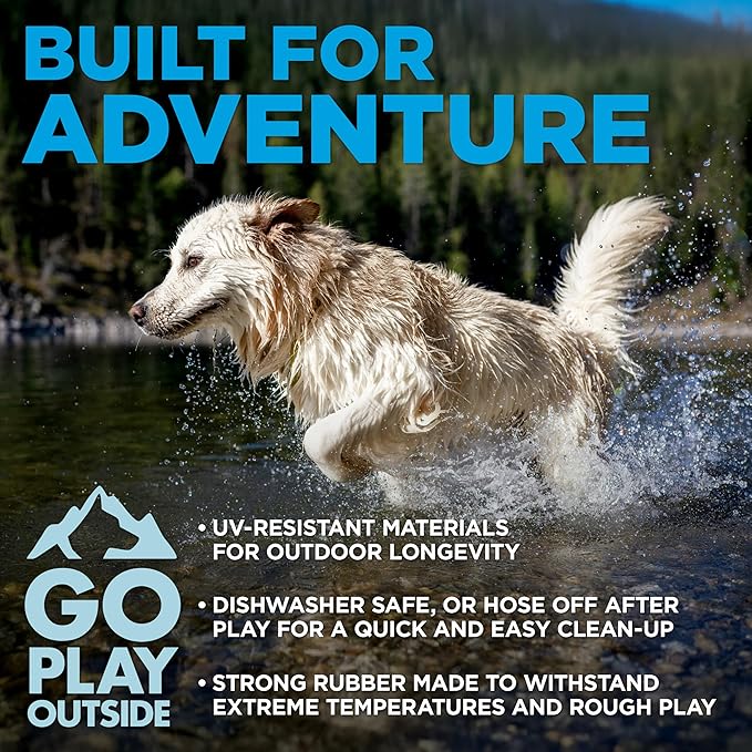 Dog Toys | Rope Bumper Floating Toy for Dogs | Green Outdoor Toy - Easy to Clean and Made from Non Toxic Materials
