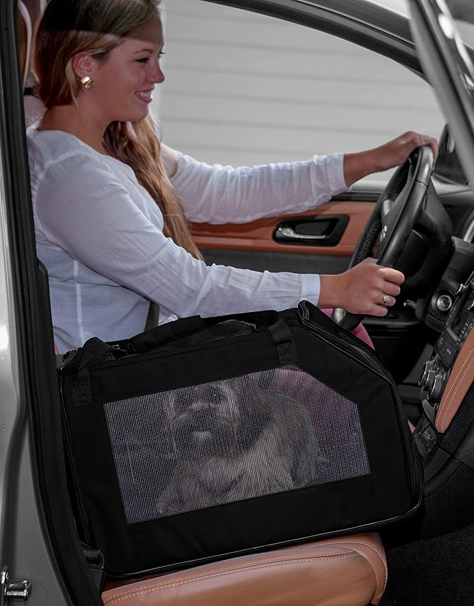 Pet Gear Signature Pet Safety Carrier and Car Seat for Small Dogs & Cats