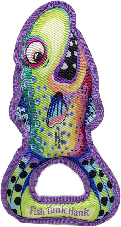 FUZZU Grab Nabbers Dog Toy with Squeaker (Fish Tank Hank)