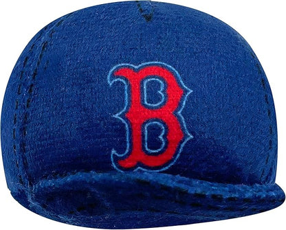 BEST PLUSH CAT TOY MLB BOSTON RED SOX Complete Set of 3 piece Cat Toys filled with Fresh Catnip. Includes: 1 Baseball Cap Cat Toy, 1 Baseball Cat Toy with Feathers & 1 Beer Bottle. Beautiful Team LOGO