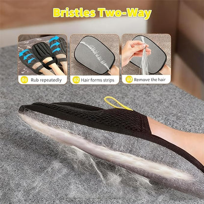Pet Hair Removal Glove for Cats Dogs - Extra Large Thickened Upgraded Five Finger Electrostatic Pet Hair Gloves Reusable Magic Brush Pet Hair Remover Tool for Laundry, Couch, Carpet, Car Seat