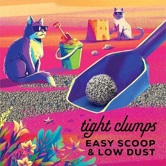 Purina Tidy Cats Bahama Sunset Scented Clumping Cat Litter Odor Control Formula