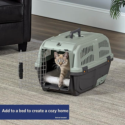 Midwest Homes for Pets Skudo 24” Plastic Cat Carrier with Integrated Litter pan