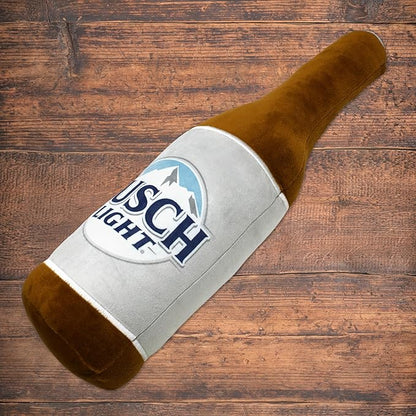 design LAB, Inc. Busch Light Beer Dog Toy | Official Merchandise Beer Bottle Squeaky Plush Toy for Dogs | 17 inch XL Extra Large Novelty Dog Toys for Fun and Fetch