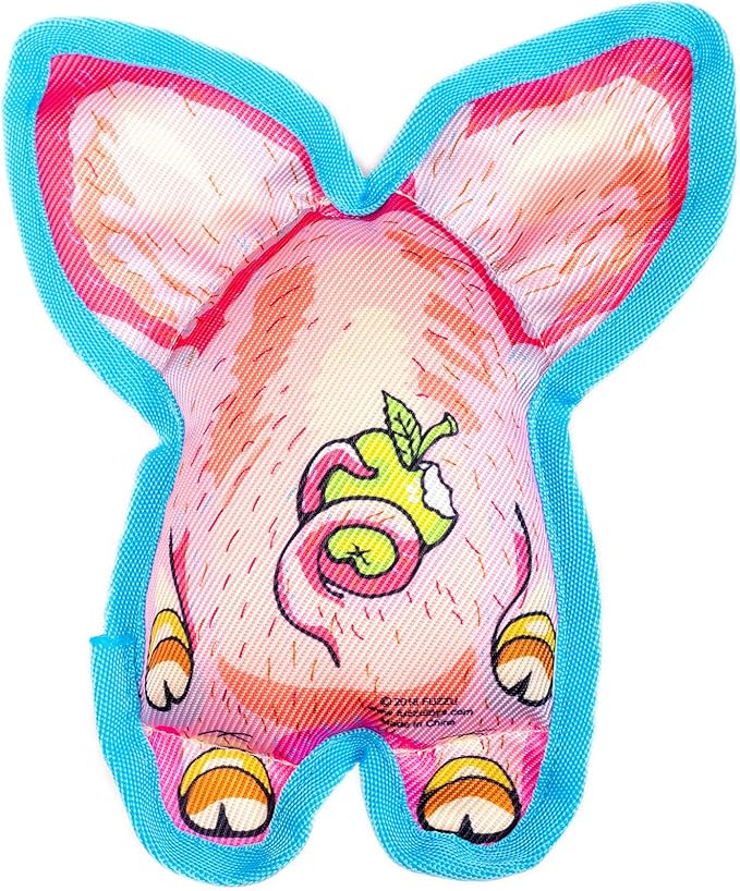 Pig Dog Toy | Funny Pignatius Dog Toy | Durable Squeaky | Rugged Chew Pig Toy | Small | 5"