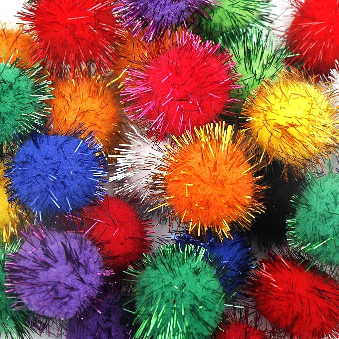 Youngever 30 Pack Sparkle Balls - Interactive Cat & Kitten Toys