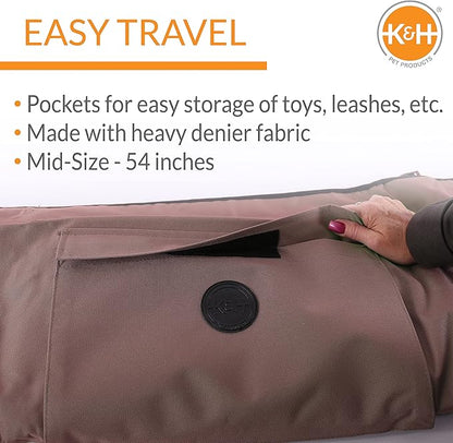 K&H Pet Products Quilted Cargo Cover Tan Standard/Mid-Size Vehicle 54 Inches