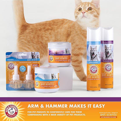 Arm & Hammer For Pets Scents Plug-in Scented Oil Refills in Lavender Fields, 2-Pack | Home Deodorizer For Pet Smells | Room Deodorizer for Homes with Pets, 0.67 Fl Oz x 2