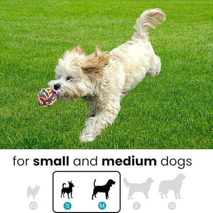Otterly Pets 4-Pack Puppy Dog Rope Toys for Small to Medium Dogs – Interactive Tug of War Pull Toy for Dogs, Puppy Teething Toys - Machine Washable - Great for Fetch