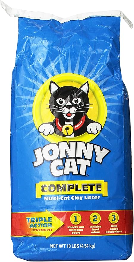 Jonny Cat Complete Multi-Cat Clay Litter Bag, 10-Pound