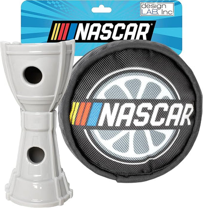 design LAB, Inc. NASCAR Official Merchandise | NASCAR Toy Trophy Treat Dispenser & Tire Chew Toy | Treat Holder Pet Toys for Dogs