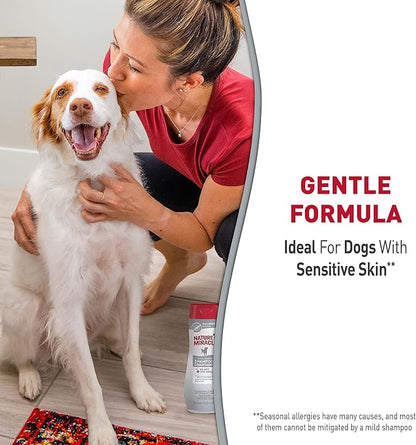 Nature’s Miracle Hypoallergenic Shampoo & Conditioner for Dogs, 16 Oz, Unscented (Pack of 2)