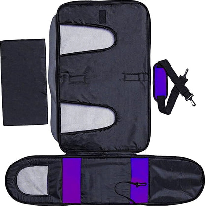 Pawer 18” x 11”x 11” Soft-Sided Foldable Airline Approved Pet Carrier for Cat, Puppy and Small Dog, Washable 600D Oxford Fabric, with Handle and Strap for Carry, Multiple Colors Available