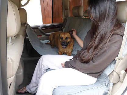 Formosa Covers Deluxe Dog Car Seat Hammock Quilted Cover with Non-Slip Backing Best for Cars Trucks and SUVs Make Travel with Your Pet Always an Option - 56" W x 60" L, Black