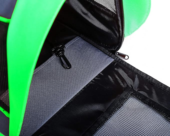 Pawer 18” x 11”x 11” Soft-Sided Foldable Airline Approved Pet Carrier for Cat, Puppy and Small Dog, Washable 600D Oxford Fabric, with Handle and Strap for Carry, Multiple Colors Available