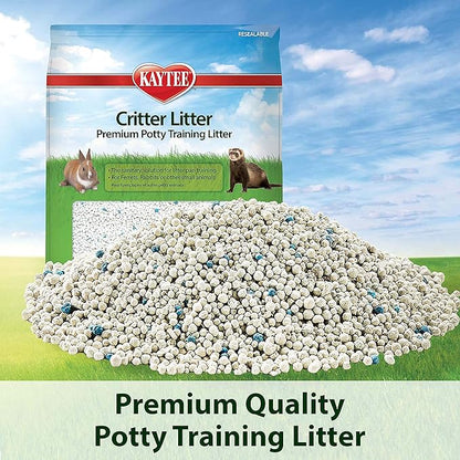 Kaytee Premium Potty Training Critter Litter for Pet Ferrets, Rabbits & Other Small Animals, 8 lb
