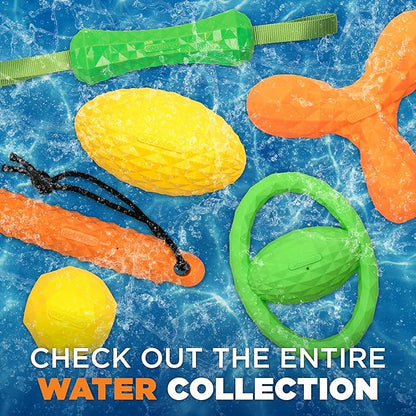 Dog Toys | Rope Bumper Floating Toy for Dogs | Orange Outdoor Toy - Easy to Clean and Made from Non Toxic Materials