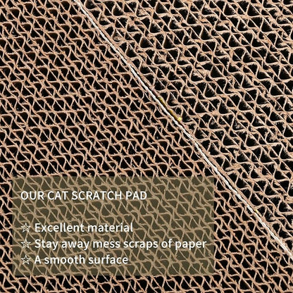 8 Packs cat Scratch pad Toys Reversible cat Scratching Post Cardboard cat scratchers for Indoor Cats Sleep Play and Grind Claws