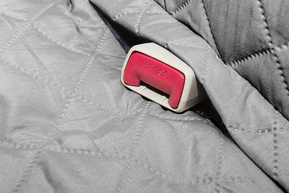 Furhaven Universal Water-Resistant Quilted Hammock-Style Backseat or Cargo Area Protector - Gray, One Size