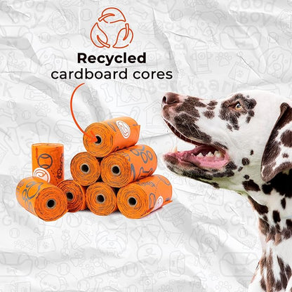 Dog Poop Bags, Leak-Proof, Strong and Unscented -18 Pack (270 Bags)
