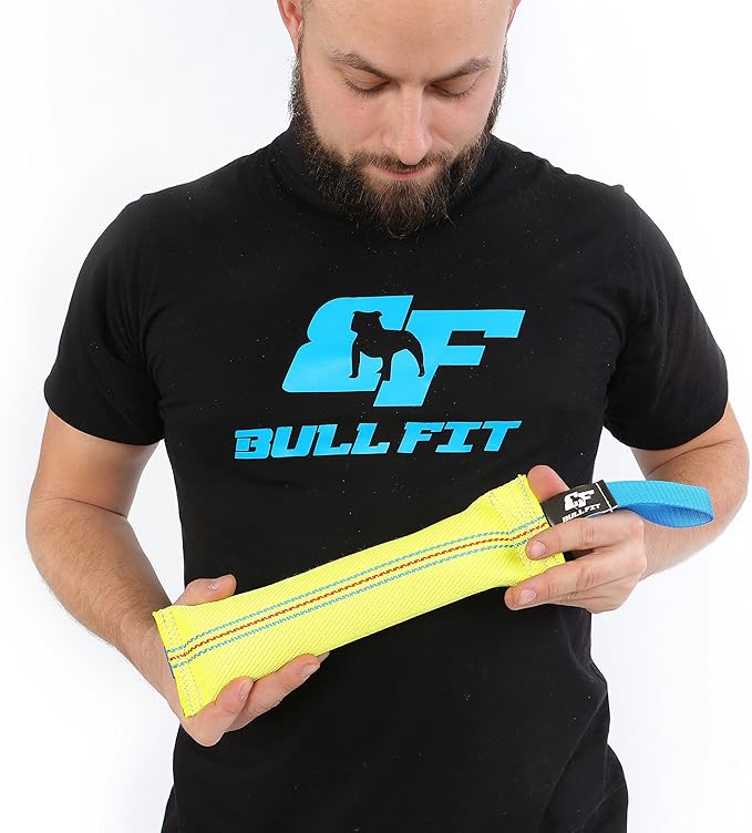 Dog Bite Tug Toy 12 inches - Durable, Interactive Toys for Medium to Large Dogs - Perfect for Tug of War, Fetch & Puppy Training - Safe Fire Hose Dog Tug with Strong Handle - Tough Floating Pull Toy