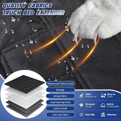 Dog Seat Cover for Cars & SUVs, LSize Dog Seat Cover for Back Seat for 2-4 Large Dogs, 400Lbs Capacity, Waterproof & Non-Slip Back Seat Protector