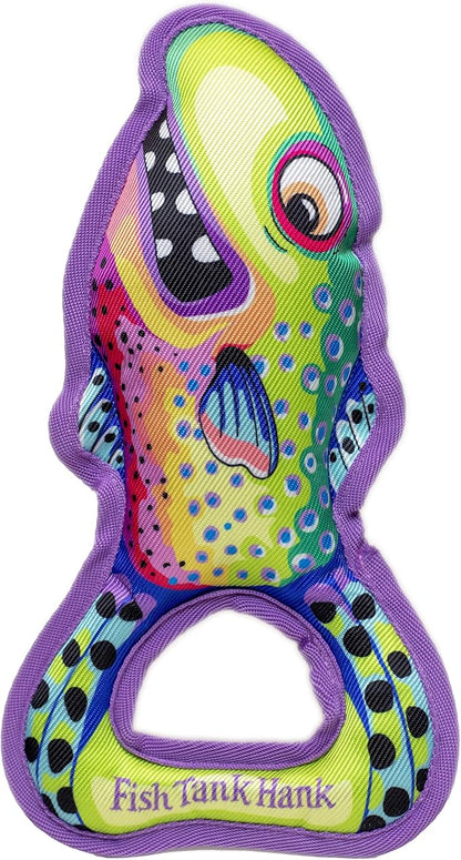 FUZZU Grab Nabbers Dog Toy with Squeaker (Fish Tank Hank)