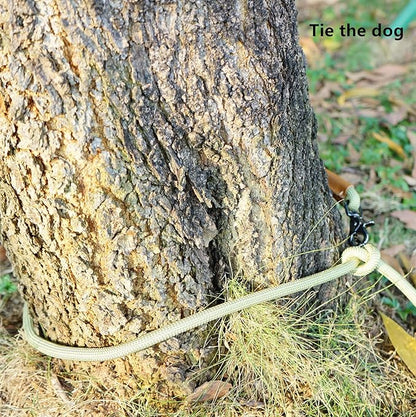 8FT Hands Free Dog Rope Leash, Waist Body Running Leash for Dog Walking (Navy Blue, 8FTx10MM)