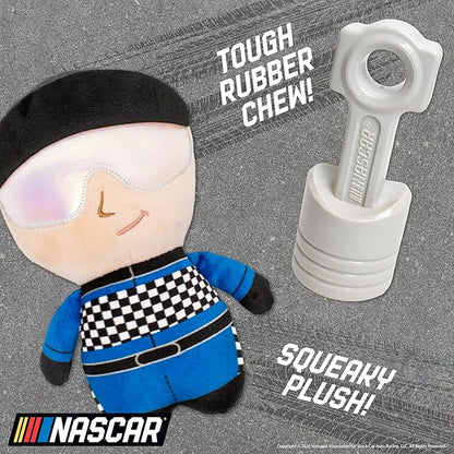 design LAB, Inc. NASCAR Official Merchandise | NASCAR Toy Plush 'Pit Crew & Piston' Dog Toy Gift Set | Fun Squeaky Toys for Dogs